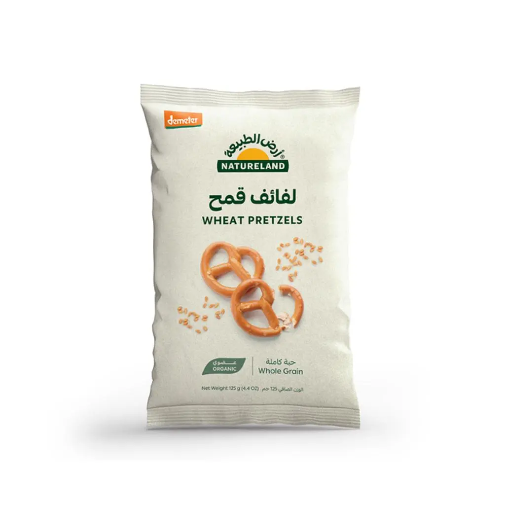 لفائف بسكويت القمح الكامل عضوي